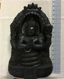 15" Patanjali Composite Black Stone Statue